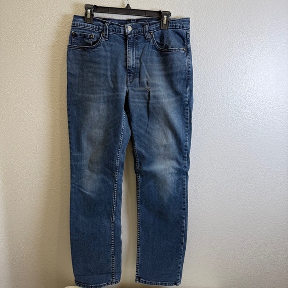 Levi's 514 Mens Jeans Size 33X32 Blue Straight Leg Pants Denim Medium Wash - Picture 1 of 7